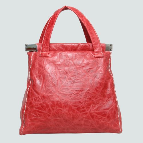 90281B Miu Miu Leather Tote Bags olio 90281B Red